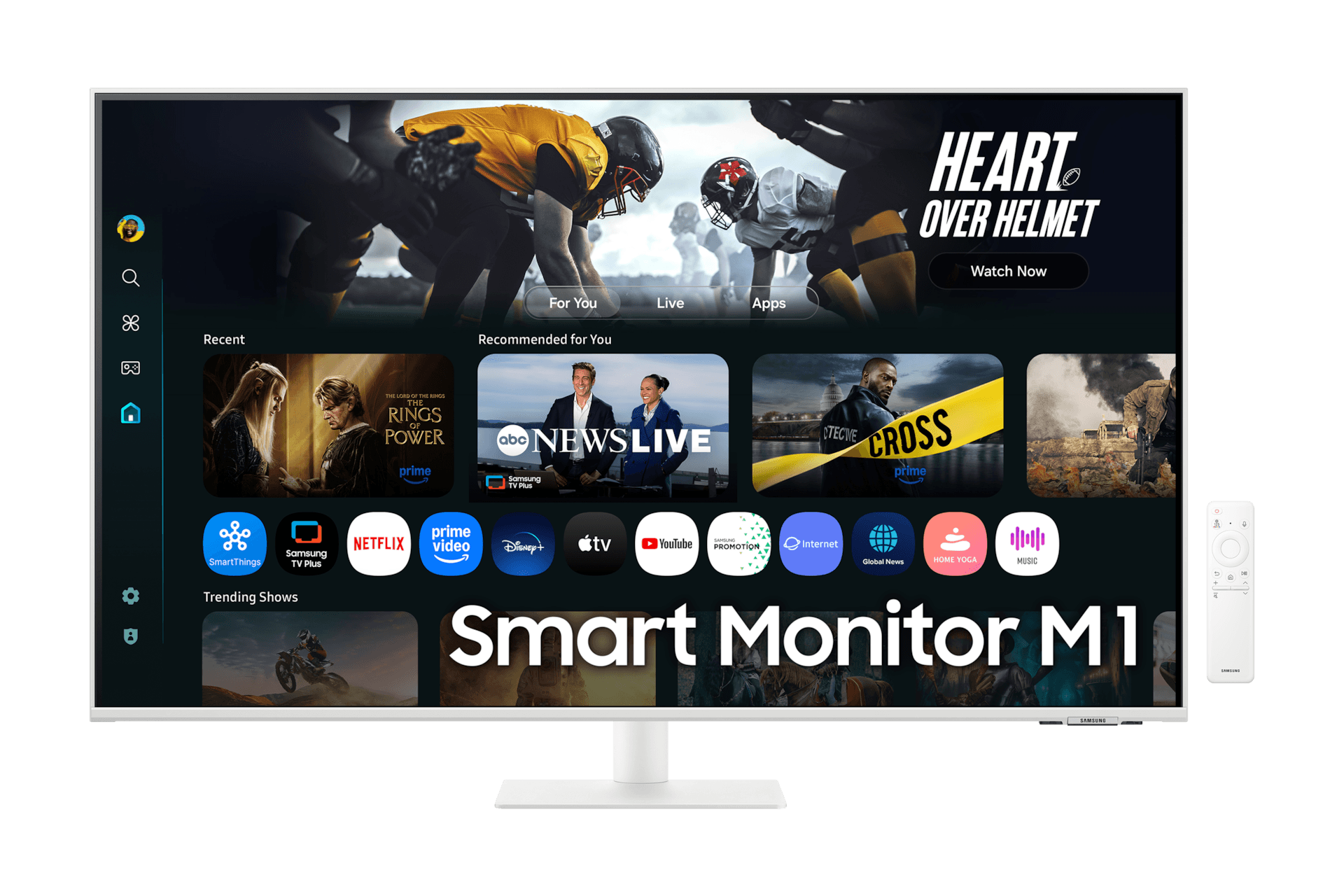 2025 스마트모니터 M1 M1EF 4K 화이트 (LS43FM1E3) · 화이트 · 107.9cm